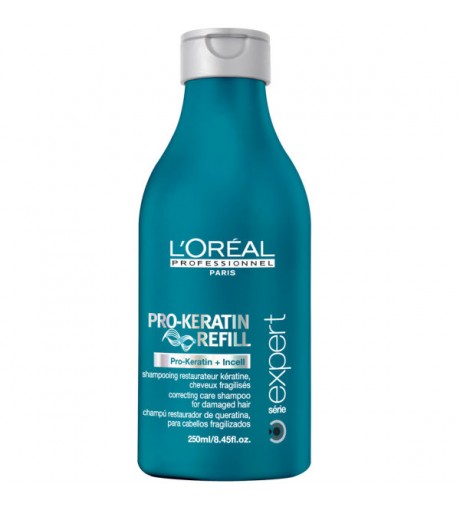 Shampooing L'Oréal PRO KERATIN REFILL 250 ml