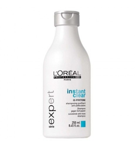 Shampooing L'Oréal INSTANT CLEAR PURIFANT ANTI-PELLICULAIRE 250 ml 