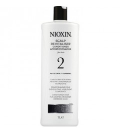 Conditionneur pour cheveux fins. Visiblement clairsemés. NIOXIN 2 1000ml