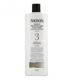 Conditionneur pour cheveux fins. Normaux à clairsemés. Nioxin 3 1000ml