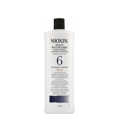 Shampooing pour cheveux moyen-épais visiblement clairsemés Nioxin 6