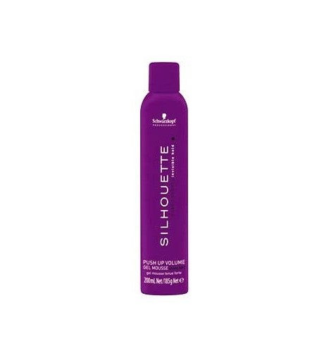 Gel mousse fixation forte PUSH UP VOLUME Silhouette 200 ml
