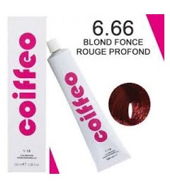 COIFFEO 6.66 BLOND FONCE ROUGE PROFOND100 ML