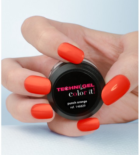 Gel de couleur punch orange