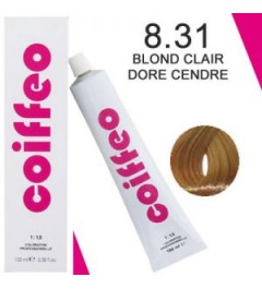 COIFFEO 8.31 BLOND CLAIR DORE CENDRE 100 ML