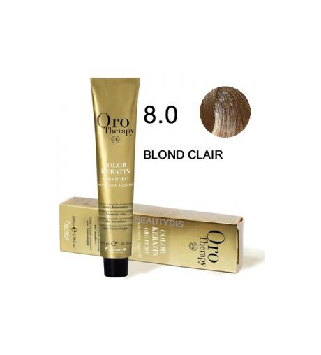 OROTHERAPY COLORATION N°8.00 BLOND CLAIR INTENSE 100 ml