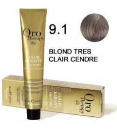 OROTHERAPY COLORATION N°9.1 BLOND TRÈS CLAIR CENDRÉ 100 ml