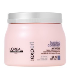 Masque L'Oréal LUMINO CONTRAST CHEVEUX MÈCHÉS 500 ML 