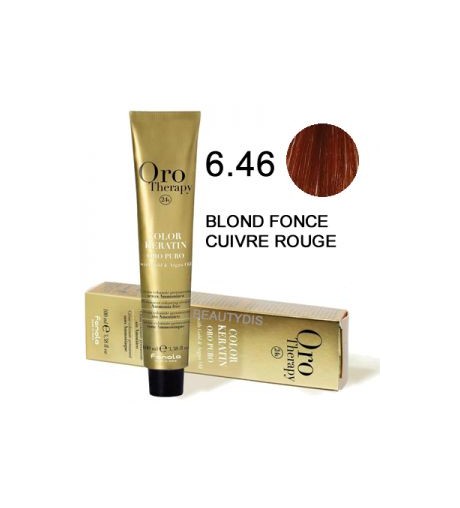 OROTHERAPY COLORATION N°6.46 BLOND FONCÉ CUIVRÉ ROUGE 100 ml