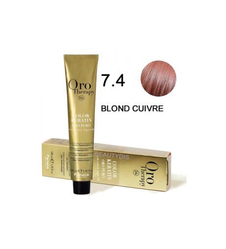 OROTHERAPY COLORATION N°7.4 BLOND CUIVRÉ 100 ml