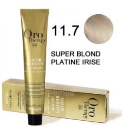 OROTHERAPY COLORATION N°11.7 SUPER ÉCLAIRCISSANT BLOND PLATINE IRISÉ 100 ml