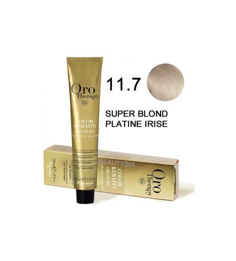 OROTHERAPY COLORATION N°11.7 SUPER ÉCLAIRCISSANT BLOND PLATINE IRISÉ 100 ml